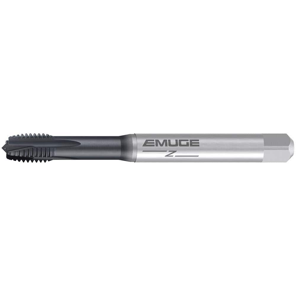 Spiral Point Tap: M2 x 0.4, Metric, 2 Flutes, Plug, 6H, Powdered Metal, GLT-1 Finish 45 mm OAL, Right Hand, D3, Series B020A601