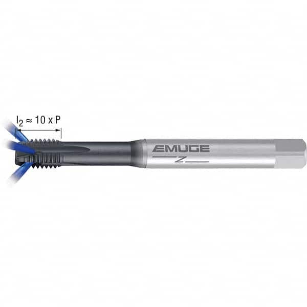 Emuge - M8x1.25 Metric 6G 0 Flute GLT-1 Finish Powdered Metal Spiral Point Tap - Caliber Tooling