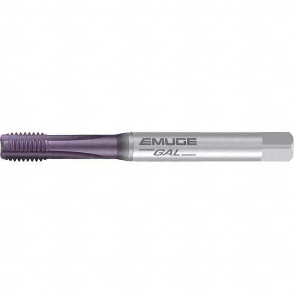 Emuge - M20x2.50 Metric 4 Flute TiCN Finish Powdered Metal Spiral Point Tap - Caliber Tooling