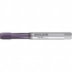 Emuge - M20x2.50 Metric 4 Flute TiCN Finish Powdered Metal Spiral Point Tap - Caliber Tooling