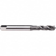 Emuge - #6-40 UNF 3 Flute 2B Modified Bottoming Fast Spiral Flute Tap - Caliber Tooling