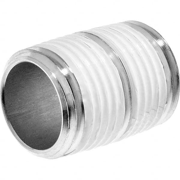 USA Sealing - 1/2 x 1.125" 304 Stainless Steel Pipe Nipple - Exact Industrial Supply