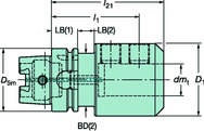 392410206332110B EM HOLDER - Caliber Tooling