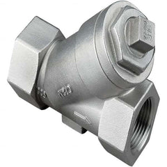 Merit Brass - 1" Pipe, FNPT x FNPT Ends, Stainless Steel Y-Strainer - Exact Industrial Supply