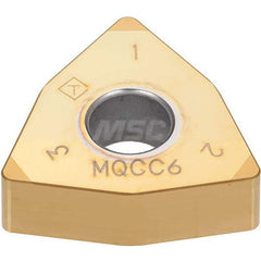 Turning Insert:  3QP-WNGA432 BXA20,  Polycrystalline Cubic Boron Nitride Coated Finish,  Neutral,  1/2″ Inscribed Circle,  0.0310″ Corner Radius,  80.0 &deg N/A Trigon,  Series  WNGA