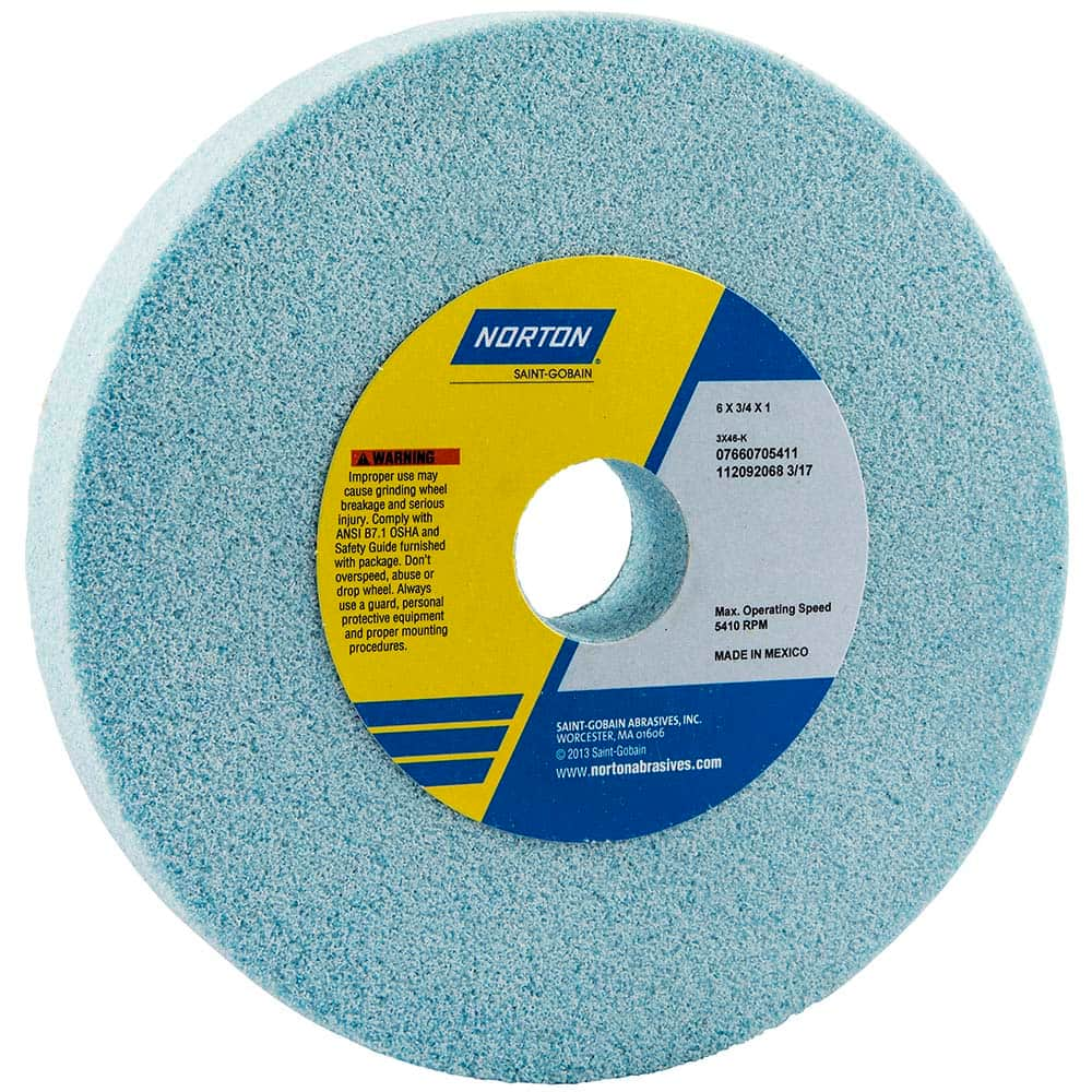 Norton - Bench & Pedestal Grinding Wheels Wheel Diameter (Inch): 6 Hole Size (Inch): 1 - Caliber Tooling