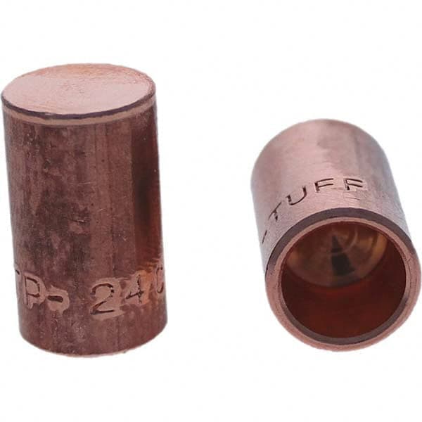 Tuffaloy - Spot Welder Tips For Use With: 4RW Cap Taper Electrode Holder Type: Female Cap C Nose (Flat) - Caliber Tooling