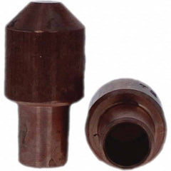 Tuffaloy - Spot Welder Tips For Use With: 7RW Cap Taper Electrode Holder Type: Male Cap E Nose (Truncated) - Caliber Tooling