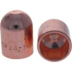 Tuffaloy - Spot Welder Tips For Use With: 6RW Cap Taper Electrode Holder Type: Female Cap B Nose (Dome) - Caliber Tooling