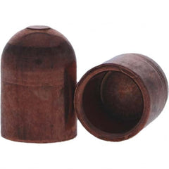 Tuffaloy - Spot Welder Tips For Use With: 5RW Cap Taper Electrode Holder Type: Female Cap B Nose (Dome) - Caliber Tooling