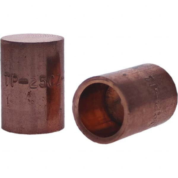 Tuffaloy - Spot Welder Tips For Use With: 5RW Cap Taper Electrode Holder Type: Female Cap C Nose (Flat) - Caliber Tooling