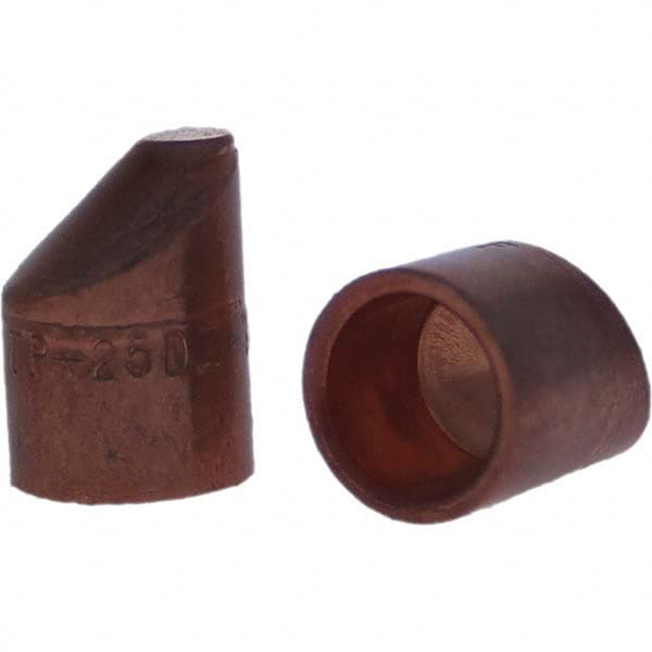 Tuffaloy - Spot Welder Tips For Use With: 5RW Cap Taper Electrode Holder Type: Female Cap D Nose (Offset) - Caliber Tooling