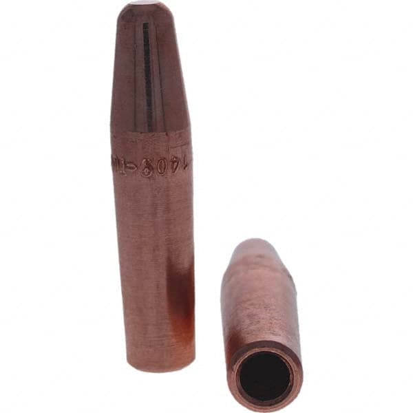 Tuffaloy - Spot Welder Tips For Use With: 4RW Electrode Holder Type: Straight Tip A Nose (Pointed) - Caliber Tooling