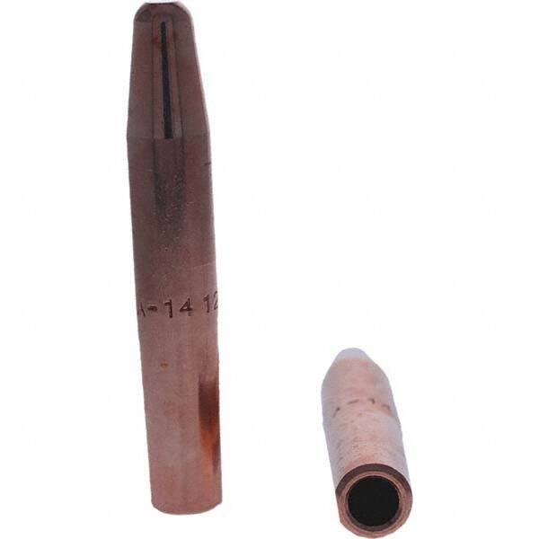 Tuffaloy - Spot Welder Tips For Use With: 4RW Electrode Holder Type: Straight Tip A Nose (Pointed) - Caliber Tooling