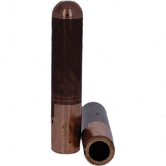 Tuffaloy - Spot Welder Tips For Use With: 7RW Electrode Holder Type: Straight Tip B Nose (Dome) - Caliber Tooling