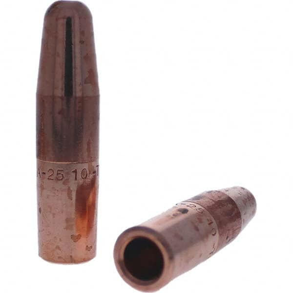 Tuffaloy - Spot Welder Tips For Use With: 7RW Electrode Holder Type: Straight Tip A Nose (Pointed) - Caliber Tooling