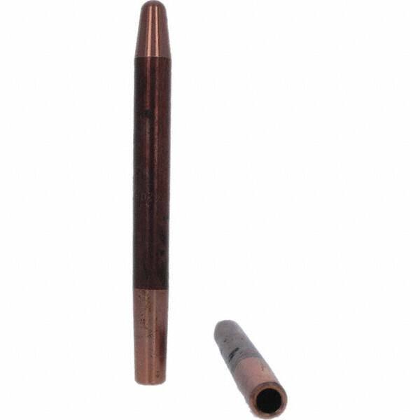 Tuffaloy - Spot Welder Tips For Use With: 4RW Electrode Holder Type: Straight Tip A Nose (Pointed) - Caliber Tooling