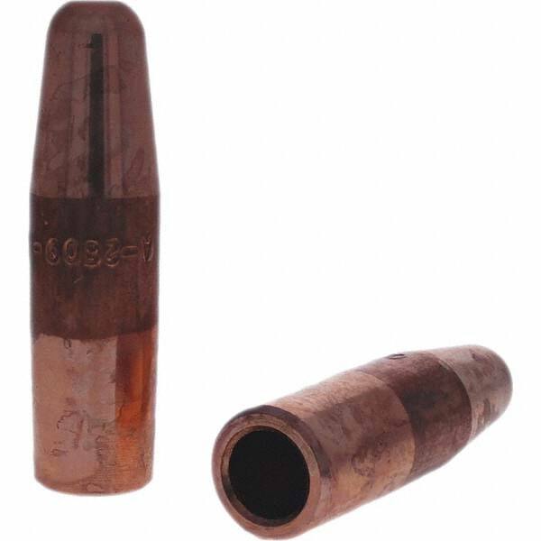 Tuffaloy - Spot Welder Tips For Use With: 7RW Electrode Holder Type: Straight Tip A Nose (Pointed) - Caliber Tooling