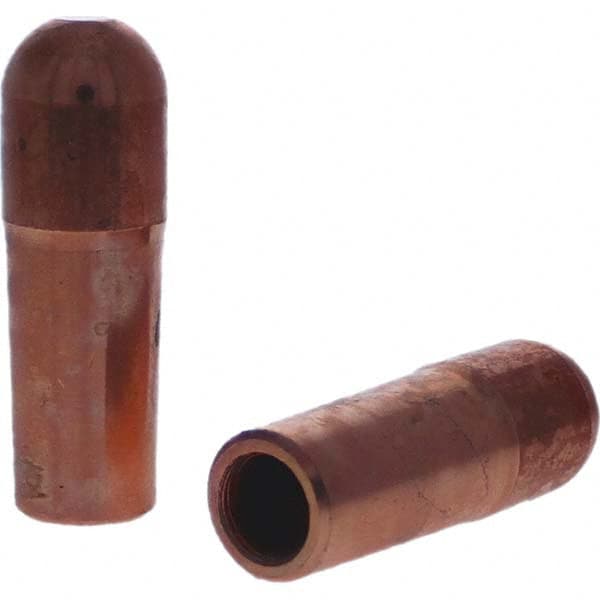 Tuffaloy - Spot Welder Tips For Use With: 4RW Electrode Holder Type: Straight Tip B Nose (Dome) - Caliber Tooling