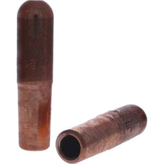 Tuffaloy - Spot Welder Tips For Use With: 4RW Electrode Holder Type: Straight Tip B Nose (Dome) - Caliber Tooling