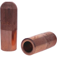 Tuffaloy - Spot Welder Tips For Use With: 5RW Electrode Holder Type: Straight Tip B Nose (Dome) - Caliber Tooling