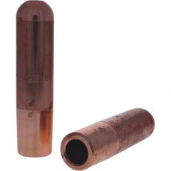 Tuffaloy - Spot Welder Tips For Use With: 5RW Electrode Holder Type: Straight Tip B Nose (Dome) - Caliber Tooling