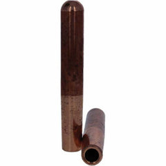 Tuffaloy - Spot Welder Tips For Use With: 4RW Electrode Holder Type: Straight Tip B Nose (Dome) - Caliber Tooling