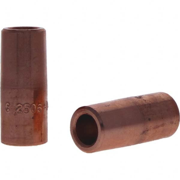 Tuffaloy - Spot Welder Tips For Use With: 5RW Electrode Holder Type: Straight Tip C Nose (Flat) - Caliber Tooling