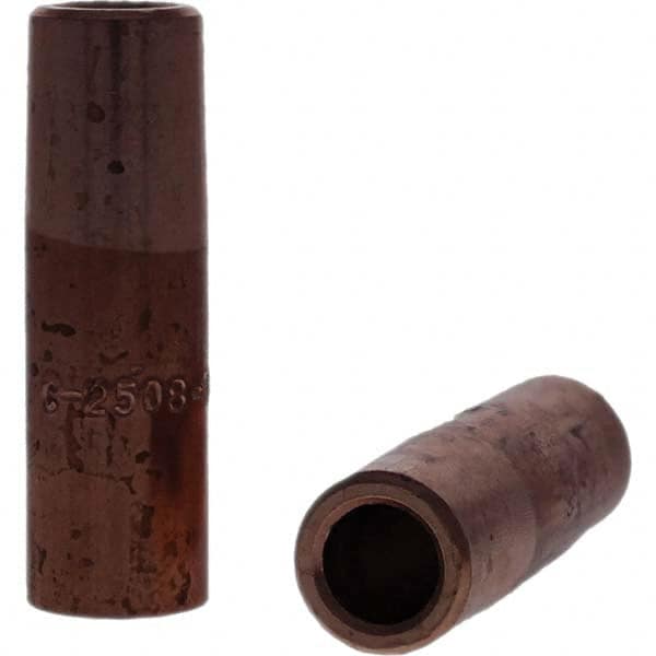 Tuffaloy - Spot Welder Tips For Use With: 5RW Electrode Holder Type: Straight Tip C Nose (Flat) - Caliber Tooling