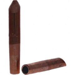 Tuffaloy - Spot Welder Tips For Use With: 4RW Electrode Holder Type: Straight Tip D Nose (Offset) - Caliber Tooling