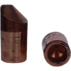 Tuffaloy - Spot Welder Tips For Use With: 5RW Electrode Holder Type: Straight Tip D Nose (Offset) - Caliber Tooling