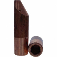 Tuffaloy - Spot Welder Tips For Use With: 5RW Electrode Holder Type: Straight Tip D Nose (Offset) - Caliber Tooling