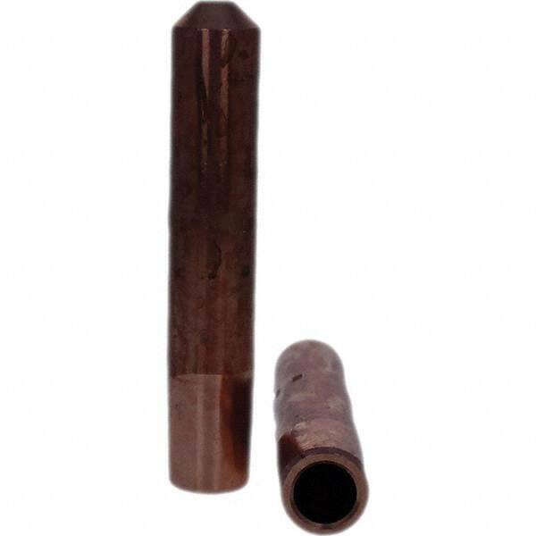 Tuffaloy - Spot Welder Tips For Use With: 4RW Electrode Holder Type: Straight Tip E Nose (Truncated) - Caliber Tooling