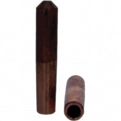 Tuffaloy - Spot Welder Tips For Use With: 4RW Electrode Holder Type: Straight Tip E Nose (Truncated) - Caliber Tooling