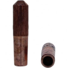 Tuffaloy - Spot Welder Tips For Use With: 4RW Electrode Holder Type: Straight Tip E Nose (Truncated) - Caliber Tooling