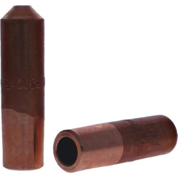 Tuffaloy - Spot Welder Tips For Use With: 5RW Electrode Holder Type: Straight Tip E Nose (Truncated) - Caliber Tooling