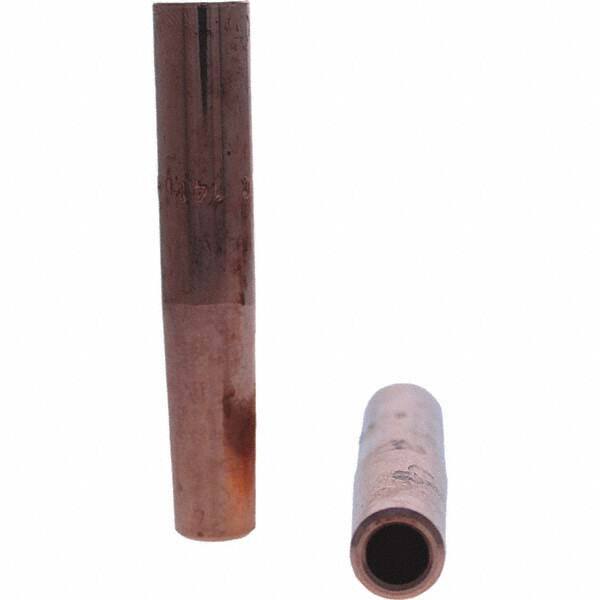 Tuffaloy - Spot Welder Tips For Use With: 4RW Electrode Holder Type: Straight Tip F Nose (Radius) - Caliber Tooling