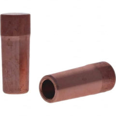 Tuffaloy - Spot Welder Tips For Use With: 4RW Electrode Holder Type: Straight Tip F Nose (Radius) - Caliber Tooling