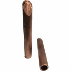 Tuffaloy - Spot Welder Tips For Use With: 4RW Electrode Holder Type: Straight Tip H Nose (Angled Offset) - Caliber Tooling