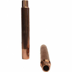 Tuffaloy - Spot Welder Tips For Use With: 4RW Electrode Holder Type: Straight Shank for 4RW Female Cap - Caliber Tooling