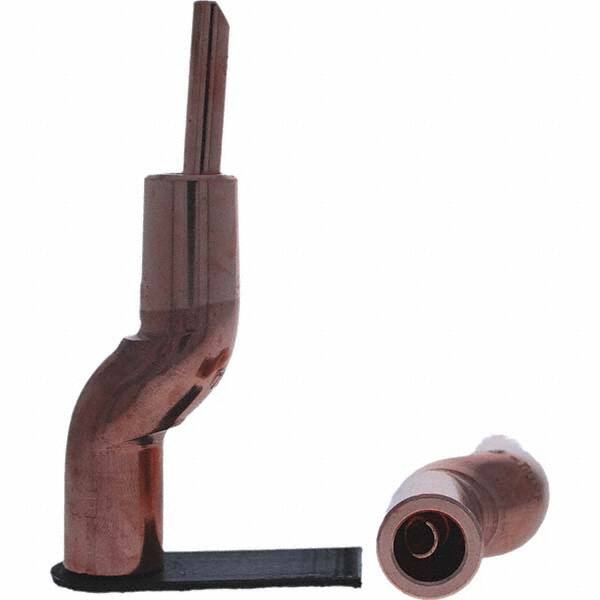 Tuffaloy - Spot Welder Tips For Use With: 5RW Electrode Holder Type: Bent Shank for 5RW Male Cap - Caliber Tooling