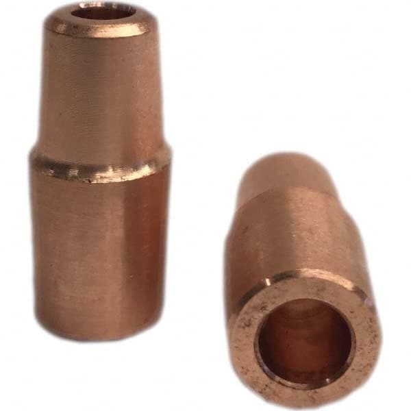 Spot Welder Tips; Tip Type: Straight Shank for 4RW Female Cap; Material: RWMA Class 2 - C18200; Type: Straight Shank for 4RW Female Cap