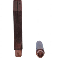 Tuffaloy - Spot Welder Tips For Use With: 6RW Electrode Holder Type: Straight Shank for 6RW Female Cap - Caliber Tooling