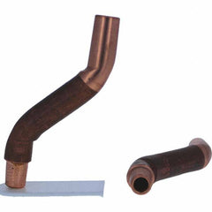 Tuffaloy - Spot Welder Tips For Use With: 4RW Electrode Holder Type: Bent Shank for 4RW Female Cap - Caliber Tooling