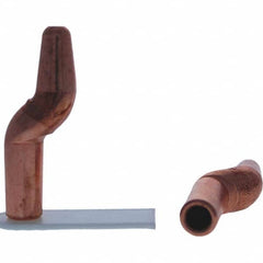 Tuffaloy - Spot Welder Tips For Use With: 4RW Electrode Holder Type: Double Bend Tip A Nose (Pointed) - Caliber Tooling