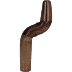 Tuffaloy - Spot Welder Tips For Use With: 4RW Electrode Holder Type: Double Bend Tip A Nose (Pointed) - Caliber Tooling