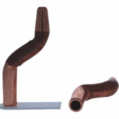 Tuffaloy - Spot Welder Tips For Use With: 4RW Electrode Holder Type: Double Bend Tip A Nose (Pointed) - Caliber Tooling