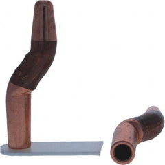 Tuffaloy - Spot Welder Tips For Use With: 4RW Electrode Holder Type: Double Bend Tip A Nose (Pointed) - Caliber Tooling