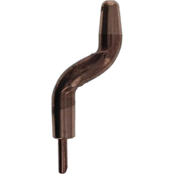 Tuffaloy - Spot Welder Tips For Use With: 5RW Electrode Holder Type: Double Bend Tip A Nose (Pointed) - Caliber Tooling