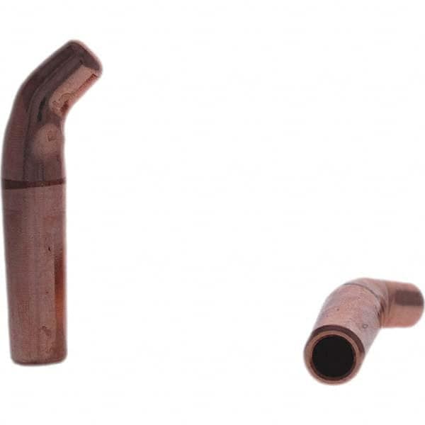 Tuffaloy - Spot Welder Tips For Use With: 4RW Electrode Holder Type: Single Bend Tip A Nose (Pointed) - Caliber Tooling